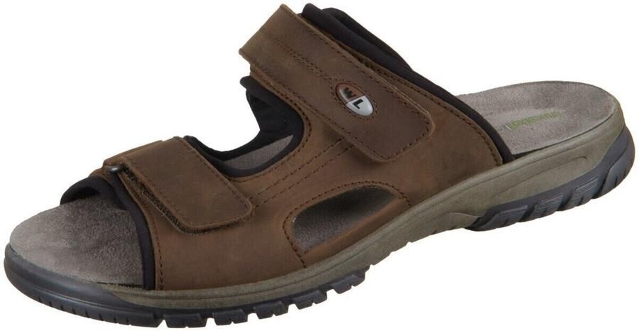 Waldläufer Slippers Harald zomerschoen slippers klittenbandschoen in breedte h (= zeer breed)