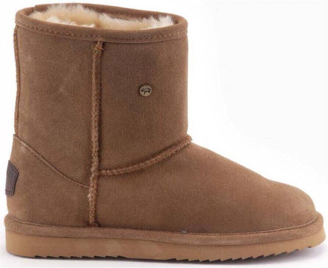 WARMBAT Vachtlaarzen Dames Kangaroo Maat: 37 Materiaal: Suède Kleur: Cognac - Foto 11