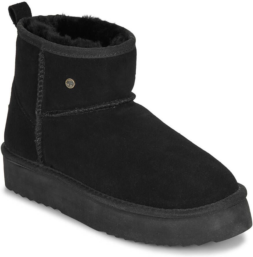 Warmbat Wallaby Suede boot Plateau Dames Laarzen Zwart - Foto 2