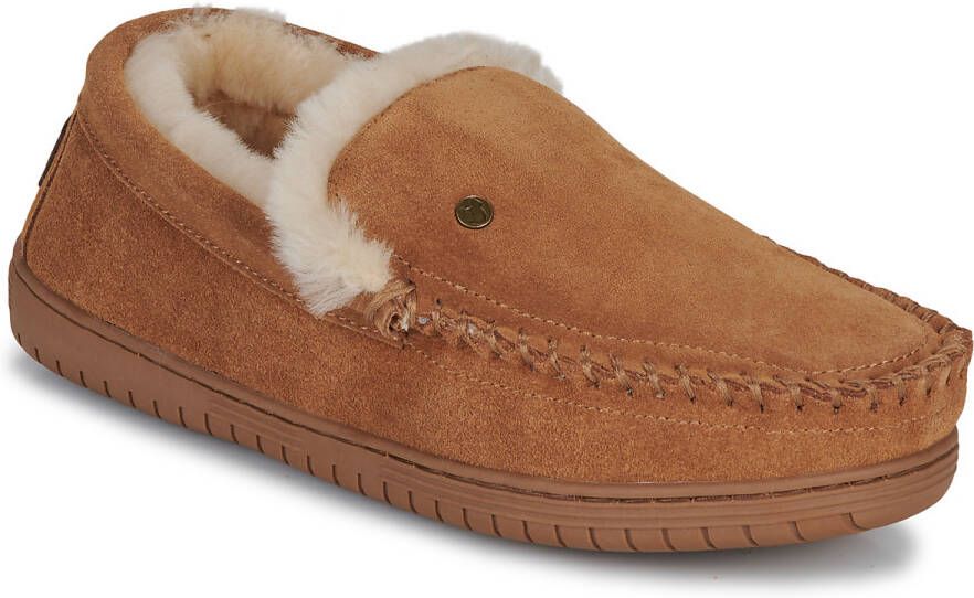 Warmbat Australia Warmbat Grizzly heren pantoffel Cognac - Foto 6