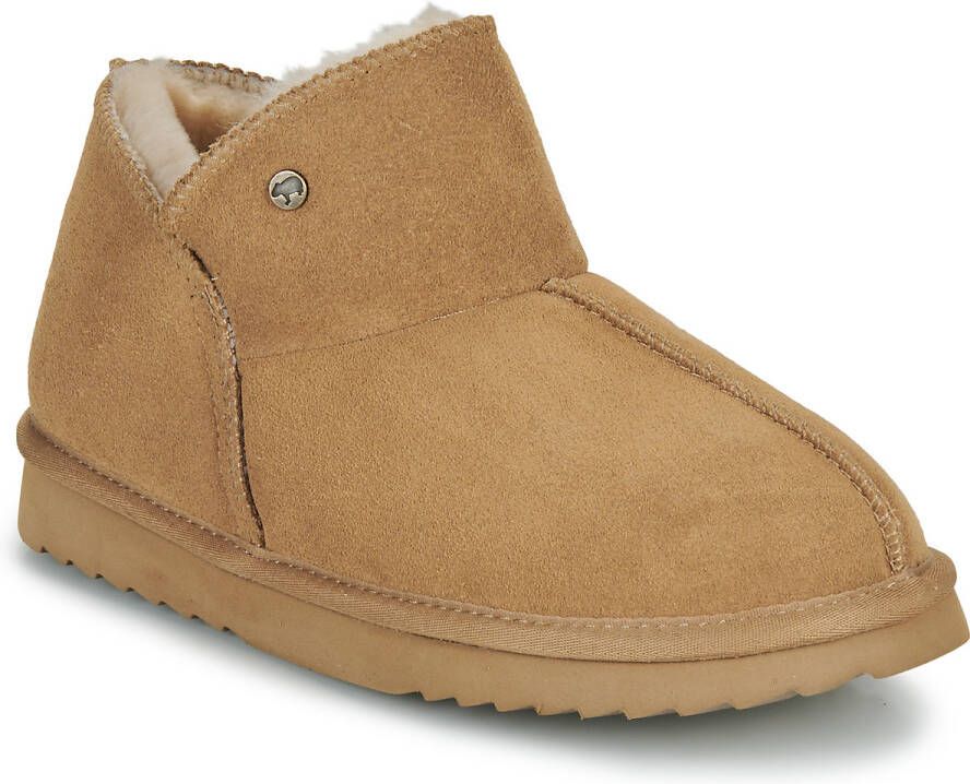 Warmbat Australia Willow suède pantoffels cognac kids Bruin Jongens Meisjes Suede 35 - Foto 6