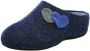 Westland CHOLET~02~~~~~~~~~~~~~~~~~~~~~ Dames pantoffels Blauw - Thumbnail 2