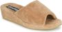 Westland MARSEILLE Dames pantoffels Wit beige - Thumbnail 2