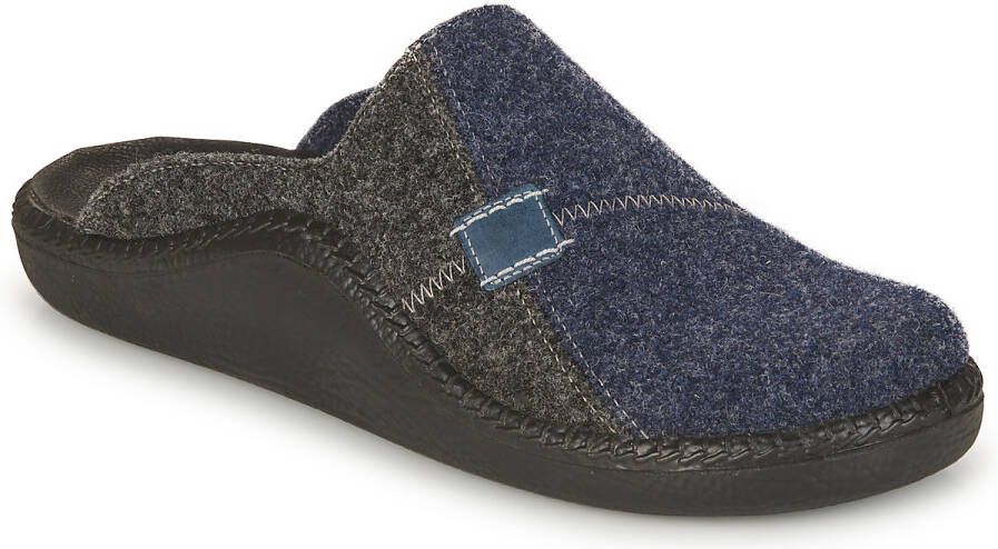 Westland -Heren blauw donker pantoffel slippers - Foto 2