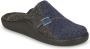 Westland -Heren blauw donker pantoffel slippers - Thumbnail 2