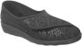 Westland Dames Pantoffel Nice 104 28904-100 Zwart - Thumbnail 21