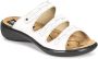 Westland -Dames off-white-crÈme-ivoorkleur slippers & muiltjes - Thumbnail 2