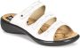 Westland IBIZA~66~~~~~~~~~~~~~~~~~~~~~~ Dames slippers Wit beige - Thumbnail 2