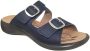 Westland Slipper 16772 452 505 Ibiza 72 Blauw Verwisselbaar Voetbed 6½ - Thumbnail 2