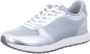 Woden Ronja Metallic Sneakers zilver Leer Dames - Thumbnail 2