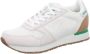 Woden Moderne textiel- en leren sneaker White Dames - Thumbnail 4
