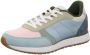 Woden Ronja Color-Blocked Leren en Textiele Sneakers Blauw Dames - Thumbnail 4