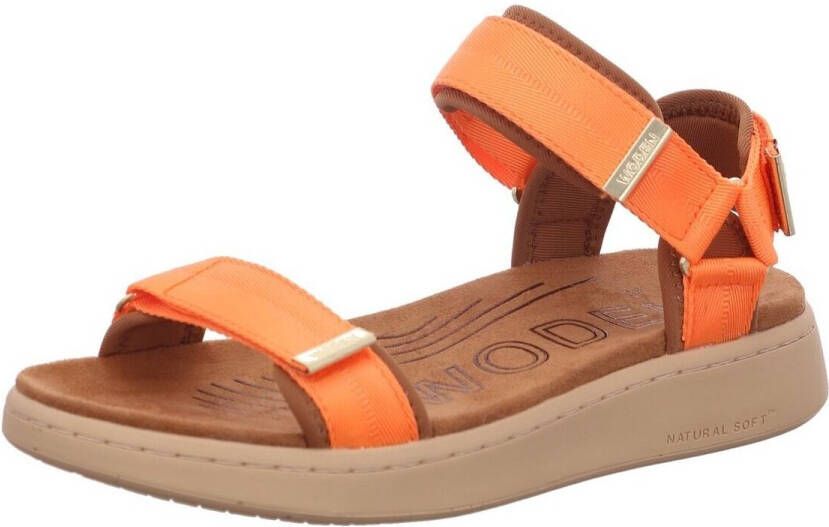 Woden Stijlvolle en Comfortabele Line Sandaal met Verstelbare Bandjes Orange Dames - Foto 5