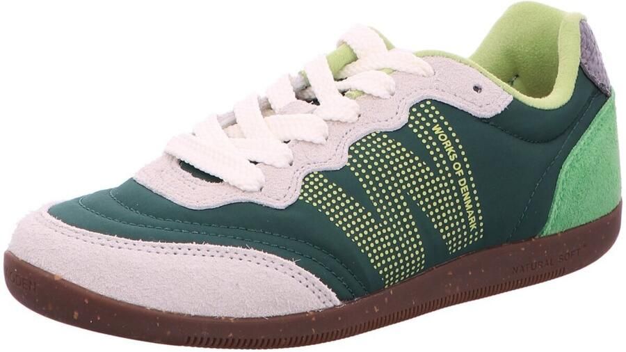Woden Nanna Sneakers groen Leer - Foto 2