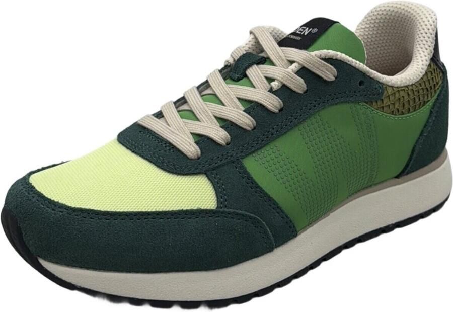Woden Ronja appel groen multi dames sneakers - Foto 2