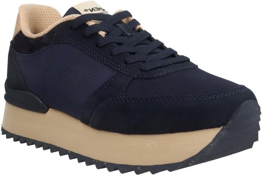 Woden Ronja Plateau Sneakers Dames Blauw - Foto 4