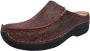 Wolky Dames Slipper Seamy Slide 0625091-510 Donkerrood Print - Thumbnail 2
