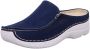 Wolky SEAMY SLIDE 0625011 820 Blauwe slippers met dichte neus wijdte H - Thumbnail 2
