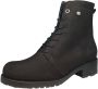 Wolky Laarzen Quinta FF 0247510 000 Dames Veterschoenen Zwart - Thumbnail 3