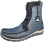 Wolky 0490010 820 Ocean Timber Denim-halfhoge veterboot-veterboot - Thumbnail 2