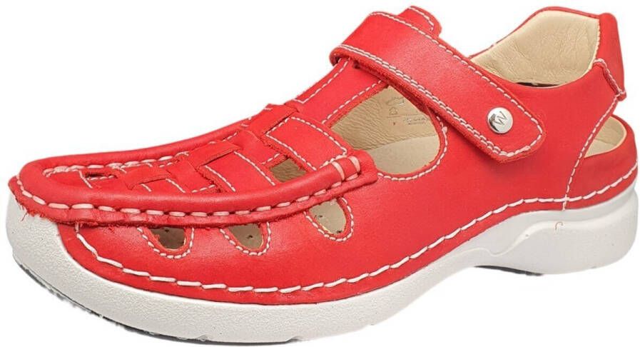 Wolky Dames Comfortschoenen 07204 Rolling Sun Rood