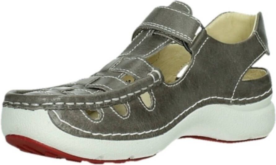 Wolky Dames Sandalen 0720435 200 Rolling Sun Grijs - Foto 3