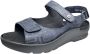 Wolky 0392714 Delft blauw nubuck sandaal Kleur Blauw) - Thumbnail 2