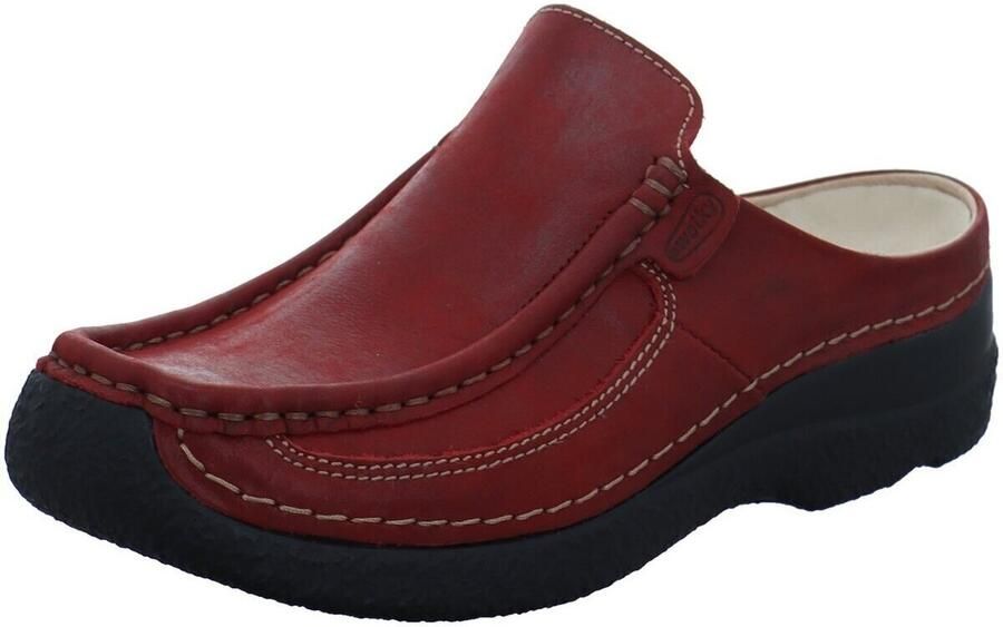 Wolky Dames Slippers Roll Slide Red 06202270-500 Rood - Foto 3