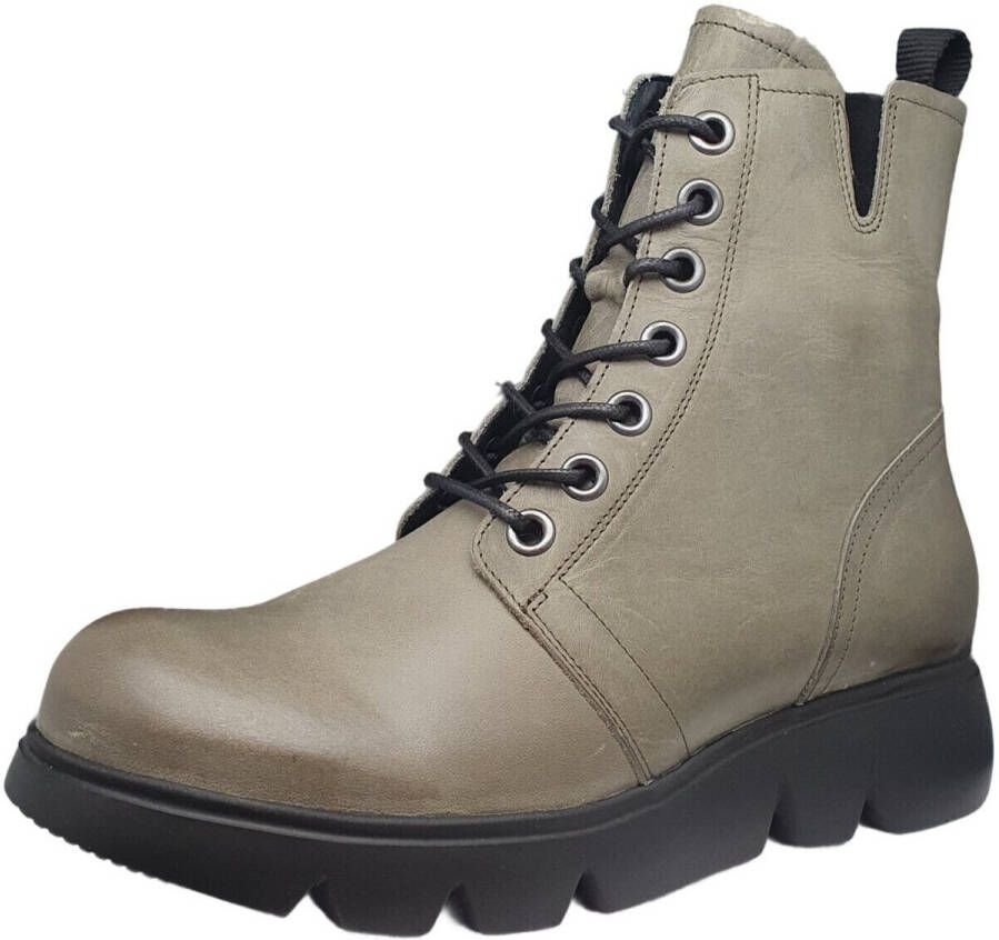 Wolky Dames Hoge veterschoenen 06325 Hope XW Grijs - Foto 3