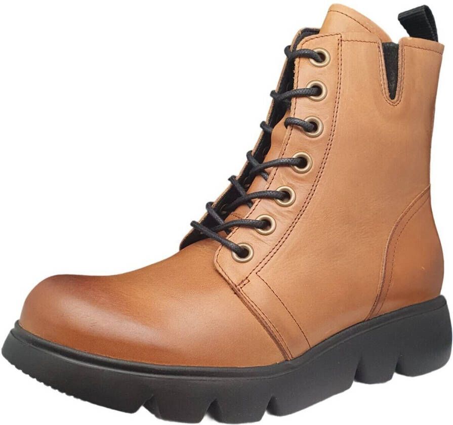 Wolky Dames Hoge veterschoenen 06325 Hope XW Bruin - Foto 3
