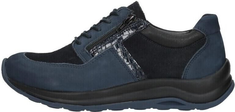 Wolky Veterschoenen Comrie blauw combi leer - Foto 4