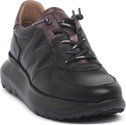 Wonders Lage Sneakers COMBAT NEGRO