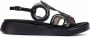 Wonders Stijlvolle platte sandalen voor vrouwen Black Dames - Thumbnail 2
