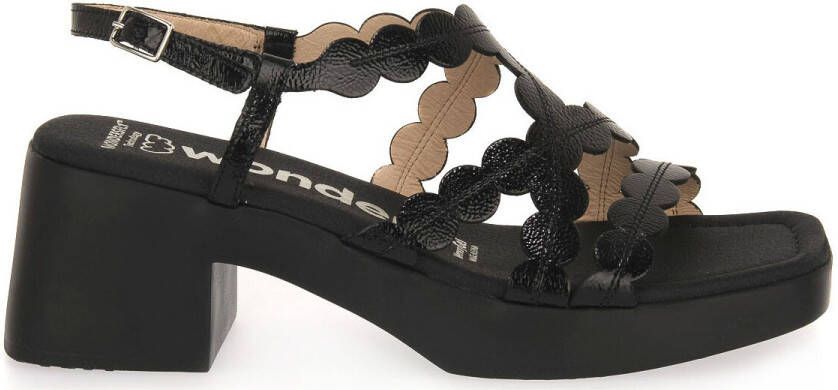 Wonders Sandalen LACK NERO