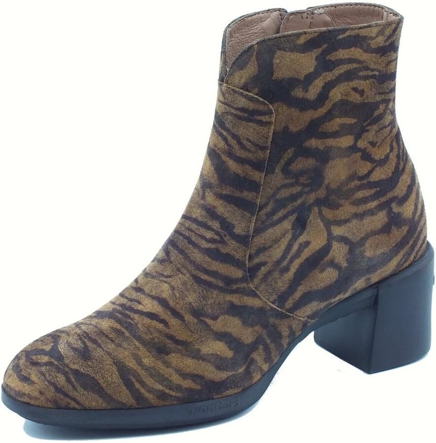 Wonders Enkellaarzen H-6705 Reghost Zebra