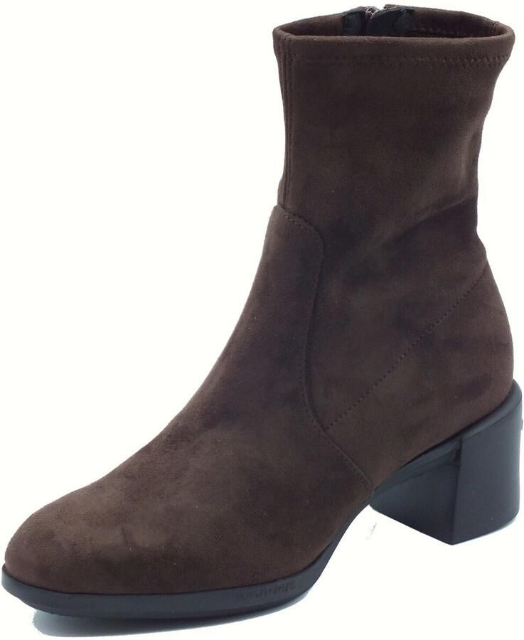 Wonders Enkellaarzen H-6706 Reghost Suede Sarga