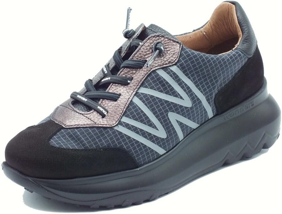 Wonders Lage Sneakers A-4001 UltraFly Nubuk