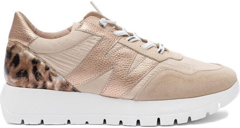 Wonders Lage Sneakers A24100BEIGRAME