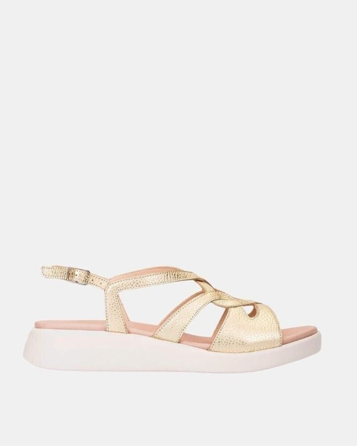 Wonders Breeze Leren Sandalen goud - Foto 2