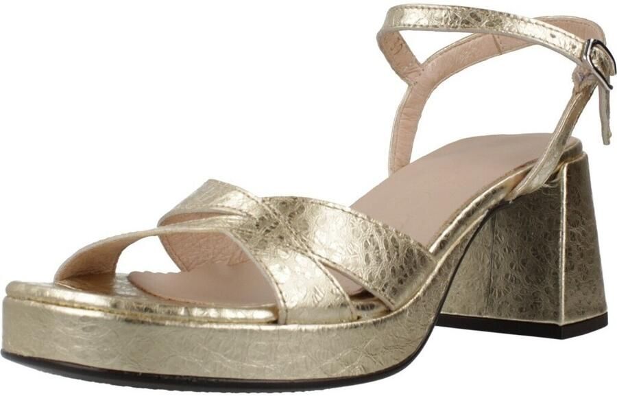 Wonders Zaida20 gouden leren sandalen - Foto 2