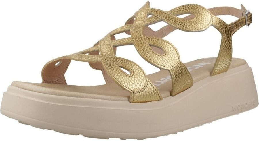 Wonders Golden Infinity Flow Leren Sandalen - Foto 2