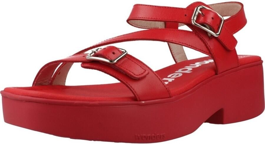 Wonders Sandalen met sleehak B1003