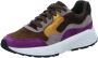 Xsensible Stretchwalker Sneaker Golden Gate Lady 33000.2.352 GX Bruin Paars Combi - Thumbnail 4
