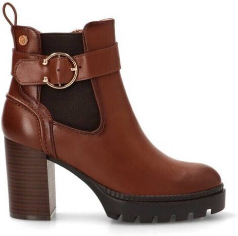 Xti 144521 Booties Met Hak Bruin Vrouw