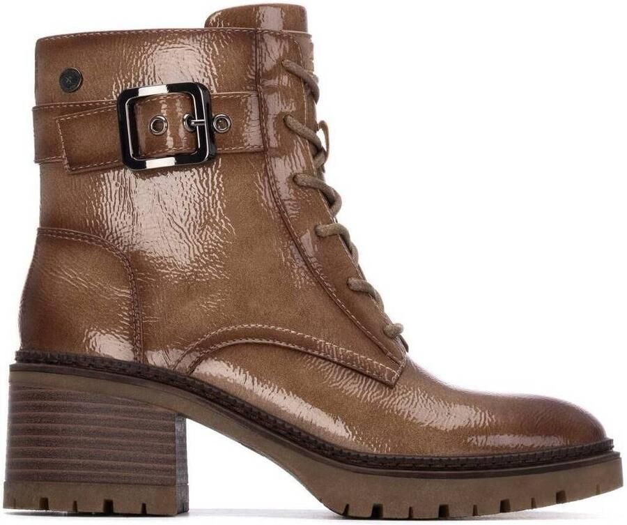 Xti 144275 Booties Met Hak Beige Vrouw