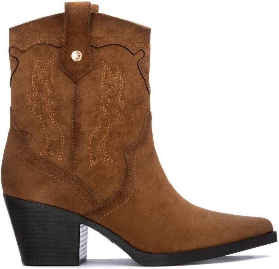 Xti 144721 Booties Met Hak Bruin Vrouw