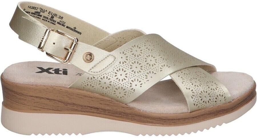 XTI Sandalen met sleehak 111766