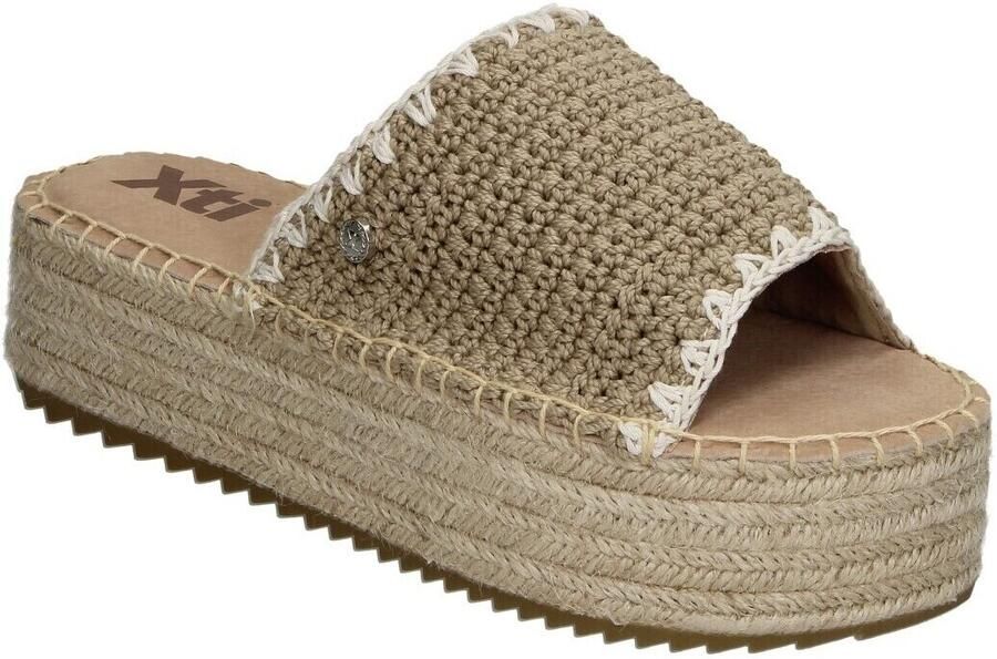 XTI Sandalen met sleehak 118543
