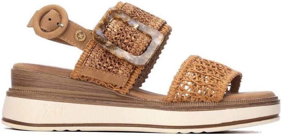XTI Sandalen met sleehak 145241