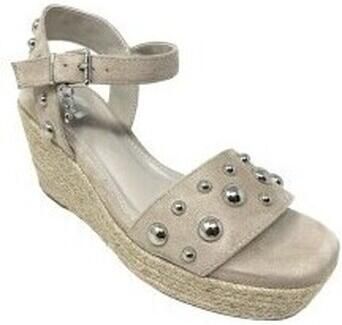 XTI Sandalen met sleehak Sandalia señora 145454 taupe